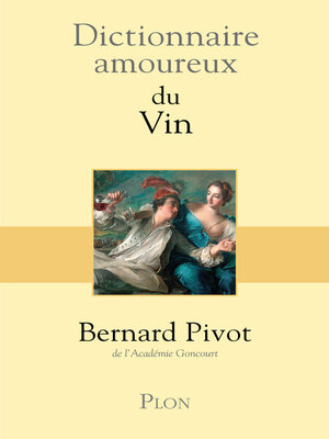 cover image of Dictionnaire amoureux du vin